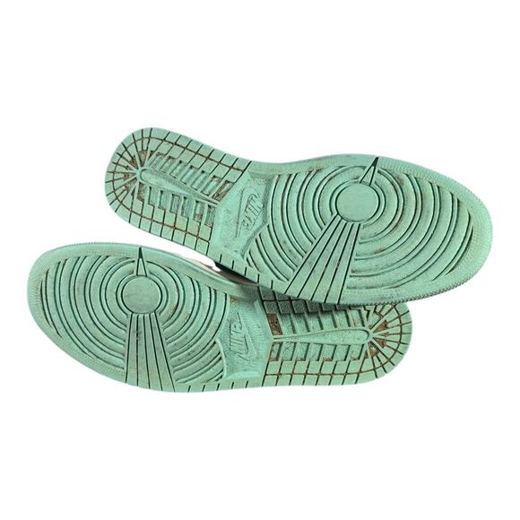 Nike Air Jordan 1 Low SE “Light Dew / Sunset Haze” Black Mint Tan Men’s Size 12 - Picture 8 of 8